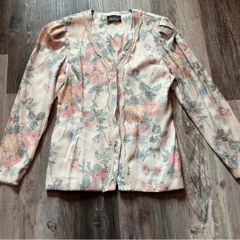 Lisa Marie Fernandez Floral Blazer